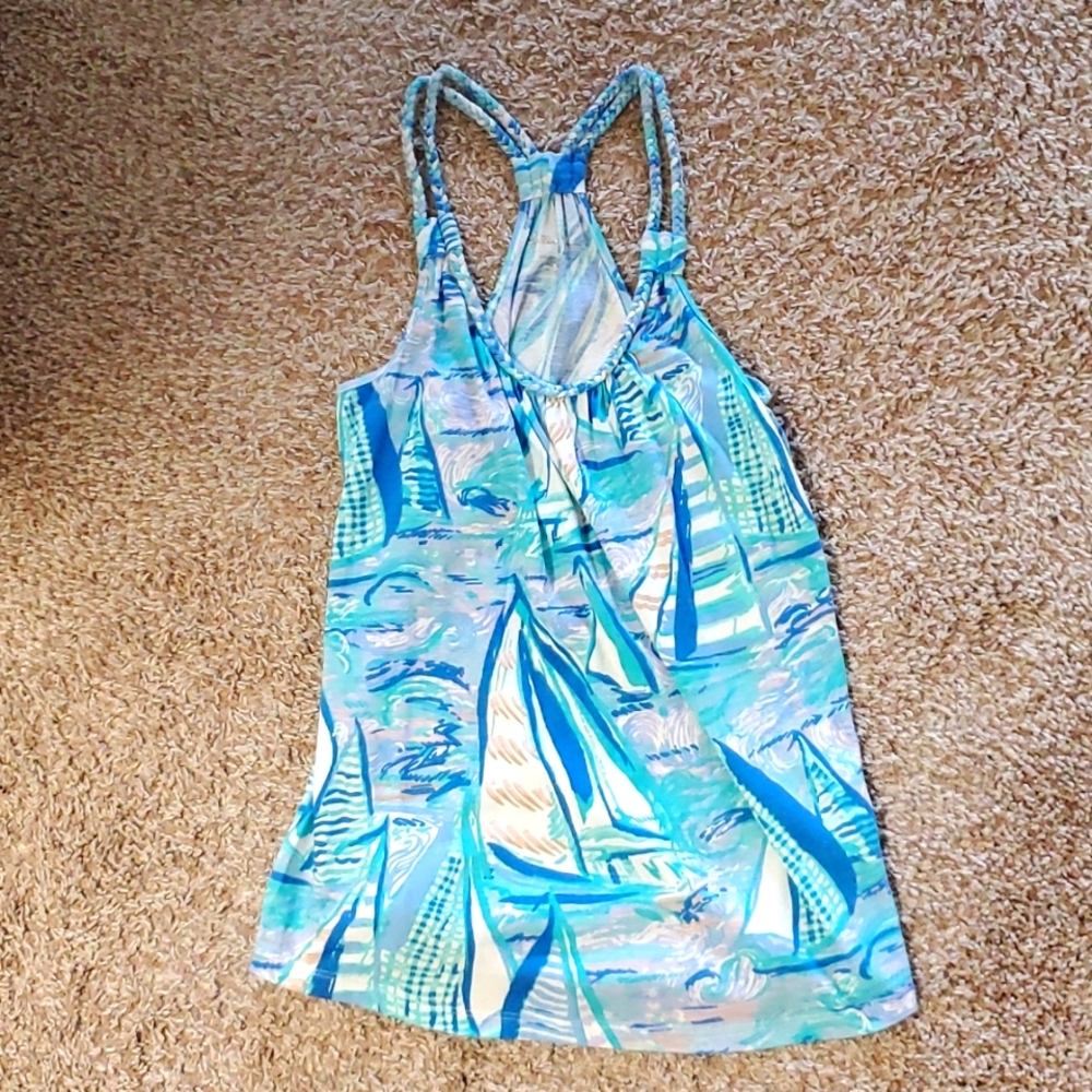Lilly Pulitzer Aboat Time tank top